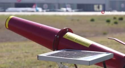 Sabiha G&ouml;k&ccedil;en'de kuş riskine lazer ve ses sistemli &ouml;nlem