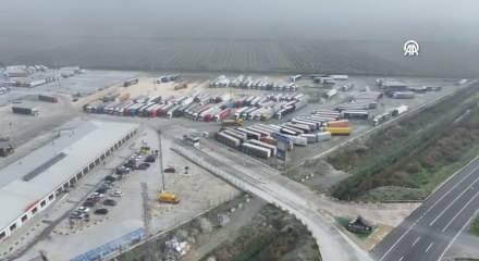 Yunan çiftçi eylemlerinin Türk tarafındaki tır trafiğine olumsuz etkileri sürüyor
