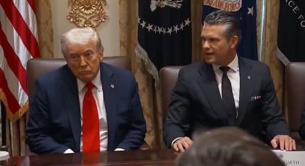 Donald Trump ile Savunma Bakanı Pete Hegseth bug&uuml;n bir duyuru yapacak