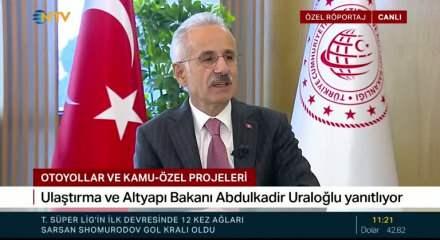Bakan Uraloğlu'ndan otoyol ve k&ouml;pr&uuml; &uuml;cretlerine artış sinyali
