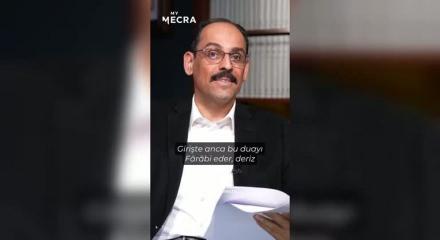 Kalın'ın, Farabi'nin Allah'a yakarışta bulunduğu duayı seslendirdiği ortaya &ccedil;ıktı
