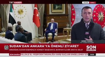Cumhurbaşkanı Erdoğan, Burhan&rsquo;ı k&uuml;lliyede karşıladı