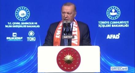 Cumhurbaşkanı Erdoğan: Depremden 14 milyon vatandaşımız etkilendi