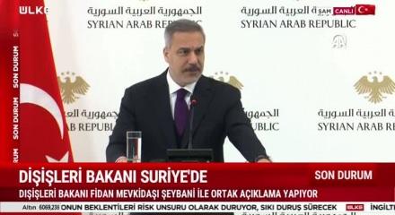 Dışişleri Bakanı Hakan Fidan SDG Suriye'ye entegre olmalı dedi