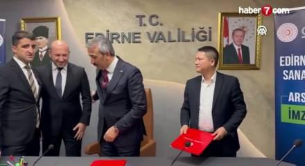 Edirne OSB&rsquo;de &Ccedil;inli firmanın yatırımında 1660 kişi istihdam edilecek