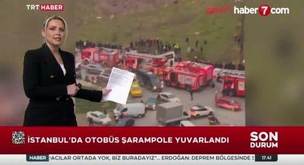 Esenyurt'ta servis midib&uuml;s&uuml; devrildi