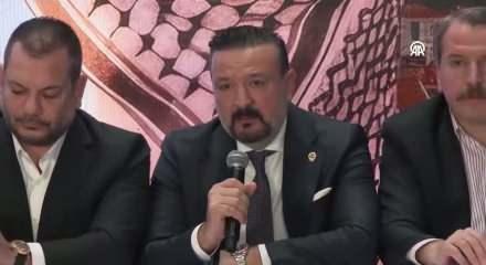 Fenerbah&ccedil;e Y&ouml;netim Kurulu &Uuml;yesi Ertan Torunoğulları 1 Ocak'ta Galata K&ouml;pr&uuml;s&uuml;'nde Gazze buluşması &ouml;ncesi konuştu. 