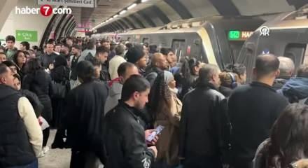 İstanbul'da teknik arıza nedeniyle metro seferlerinde aksama yaşanıyor
