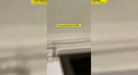 &Ccedil;orlu'da m&uuml;şteri dehşeti! Eve gelen kadın kuryeye tekme tokat saldırdı