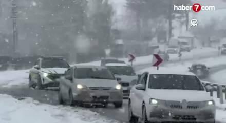 Malatya kırsalında kar yağışı etkili oluyor