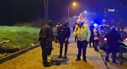 Polisten ka&ccedil;an alkoll&uuml; s&uuml;r&uuml;c&uuml; kaza yapınca yakalandı