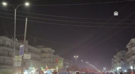 Suriye'de sıcak saatler! PKK/YPG sivilleri vurdu! Halk sokaklara d&ouml;k&uuml;ld&uuml;