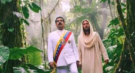 ABD, Maduro'yu ka&ccedil;ırırken Venezuela devlet televizyonunda yayınlanan klip