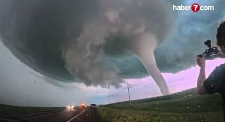 ABD'de hortum faciası! G&ouml;r&uuml;nt&uuml;ler hayrete d&uuml;ş&uuml;rd&uuml;