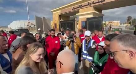 Angelina Jolie, Refah Sınır Kapısı'nı ziyaret etti