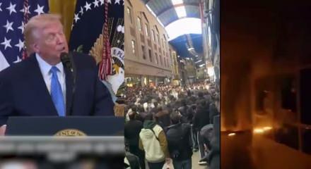 Donald Trump'tan İran'daki olaylar ile ilgili olarak "Ateş etmeye hazırız" dedi.