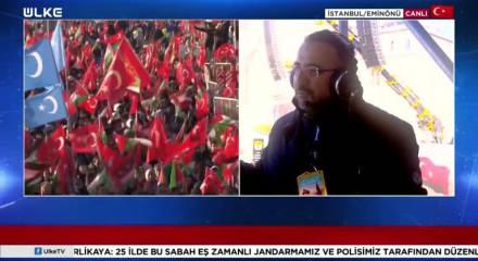 Haber7 GYY Osman Ateşli'den Galata'da Gazze mesajı: Susarsak Sıra Bize Gelecek