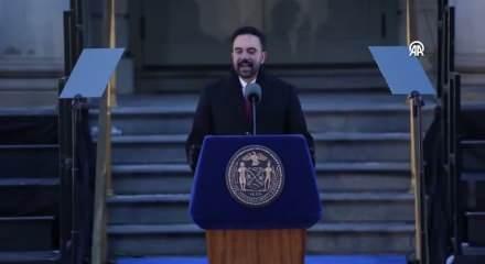 İsrail'den g&ouml;reve başlayan New York Belediye Başkanı'na tepki