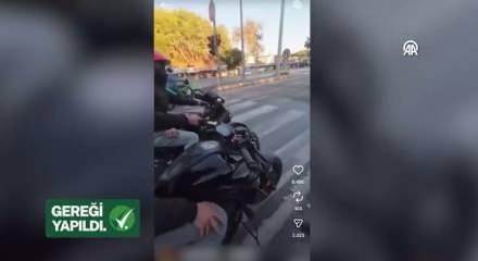 Polisin &uuml;zerine motosiklet s&uuml;ren şahıslar hakkında karar verildi