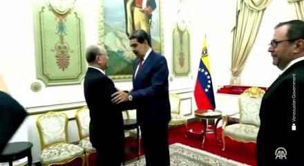 Venezuela Devlet Başkanı Maduro'nun son diplomatik g&ouml;r&uuml;şmesi &Ccedil;in heyetiyle oldu
