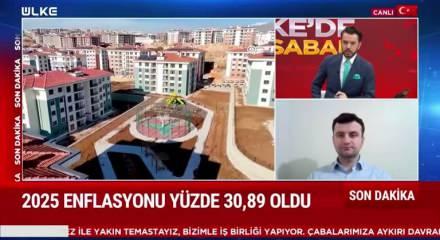 2025 enflasyonu y&uuml;zde 30,89 oldu