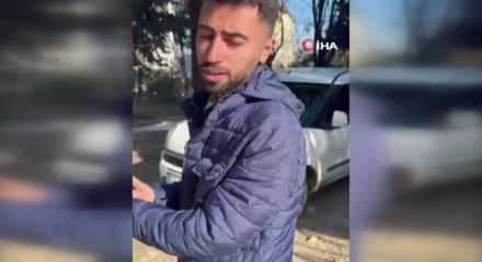 Kanalizasyona beton d&ouml;k&uuml;ld&uuml;ğ&uuml;n&uuml; g&ouml;ren vatandaşın tepkisi sosyal medyada g&uuml;ndem oldu