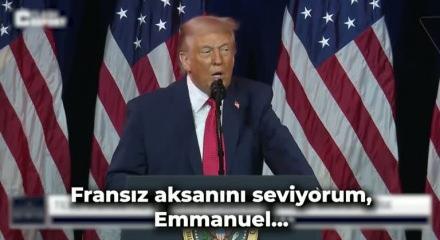 Trump, Macron ile alay etti: Emmanuel bana yavradı