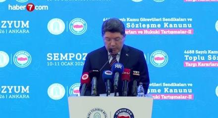 Adalet Bakanı Tun&ccedil;, T&Uuml;RK-İŞ Genel Başkanı Atalay ile bir araya geldi