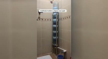 Ankara'da su krizi! Kesinti duyurusu sonrası evde &lsquo;depo d&uuml;zeni&rsquo; g&uuml;ndem oldu