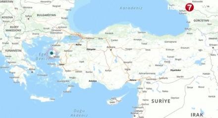 &Ccedil;anakkale a&ccedil;ıklarında deprem meydana geldi