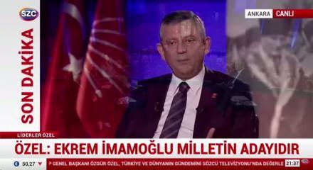 &Ouml;zg&uuml;r &Ouml;zel'den Erdoğan'a hakaret