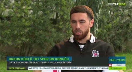 Beşiktaşlı Orkun K&ouml;k&ccedil;&uuml; Fenerbah&ccedil;e derbisinde g&ouml;rd&uuml;ğ&uuml; kırmız kart ile ilgili konuştu