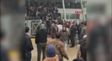 Şanlıurfa'da Şof&ouml;rler ve Otomobilciler Esnaf Odasının başkanlık se&ccedil;imlerinde kavga &ccedil;ıktı