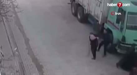 Sokak ortasında anne ve bebeğine saldırdı! Tutuklandı