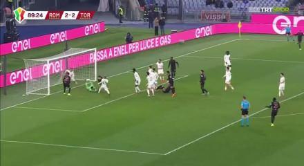 Torino'nun 21'lik T&uuml;rk yıldızı Roma'yı yaktı takımını &ccedil;eyrek finale taşıdı