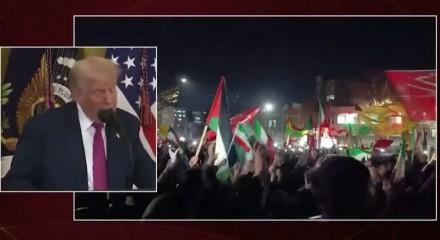 ABD başkanı Donald Trump İranlı eylemciler "Yardım yolda" mesajı yolladı