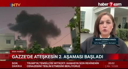 ABD y&ouml;netimi, Gazze'de ateşkes s&uuml;recinin ikinci aşamasının başladığını a&ccedil;ıkladı