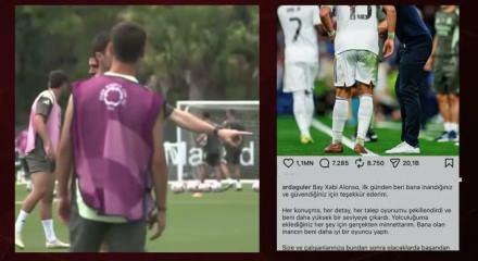 Arda G&uuml;ler'den Xabi Alonso'ya teşekk&uuml;r mesajı