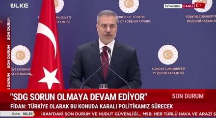 Bakan Hakan Fidan İran'daki sorunları diyalogla &ccedil;&ouml;z&uuml;lmesini istiyoruz dedi