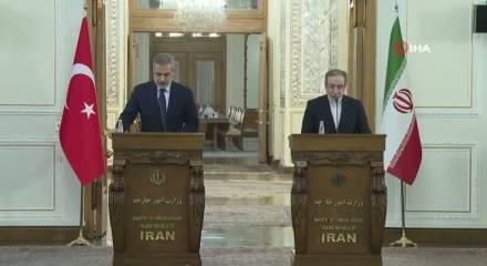 Bakan Hakan Fidan İranlı mevkidaşı Arak&ccedil;i ile ikinci kez g&ouml;r&uuml;şt&uuml;