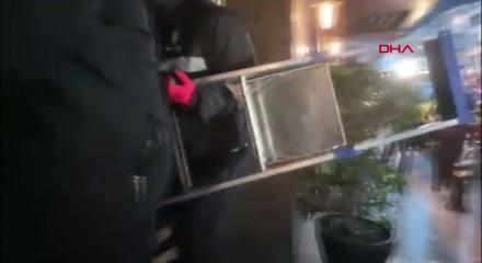 Bebek Otel'de ka&ccedil;ak yapılar yıkılıyor