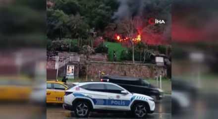 Beşiktaş&rsquo;ta korkutan yangın!