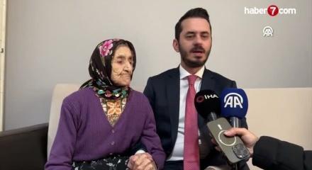 Bursa'da 121 yaşındaki Saadet ninenin Erdoğan isteği duygulandırdı