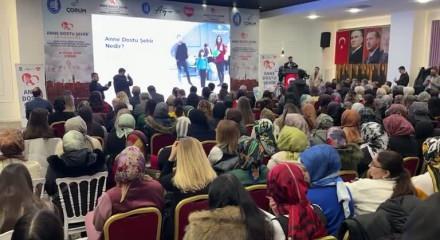 &Ccedil;orum Belediyesi'nin "Anne Dostu Şehir" projesinde ilk adım atıldı