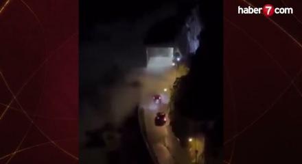 Dalgalar yolu, &ccedil;ığ adamı yuttu! İtalya ve ABD'de korku dolu anlar kamerada