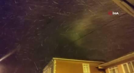 İstanbul'da kar yağışı başladı