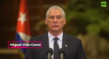 K&uuml;ba Devlet Başkanı Miguel Diaz-Canel, Trump'ın "anlaşma" &ccedil;ağrısına yanıt verdi