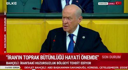 MHP lideri Devlet Bah&ccedil;eli SDG İsrail'in uşağıdır diyerek sert tepki g&ouml;sterdi