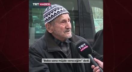 Erdoğan'ın baston hediye ettiği Recep amcadan duygusal s&ouml;zler