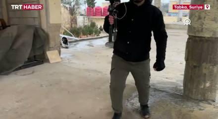 Suriye'de ter&ouml;r &ouml;rg&uuml;t&uuml; YPG'nin dron at&ouml;lyesine &ccedil;evirdiği kilise g&ouml;r&uuml;nt&uuml;lendi